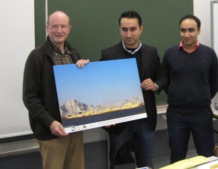 georg pegels علیرضا اقدام و داود پیرزاده دو دستیار پروفسور